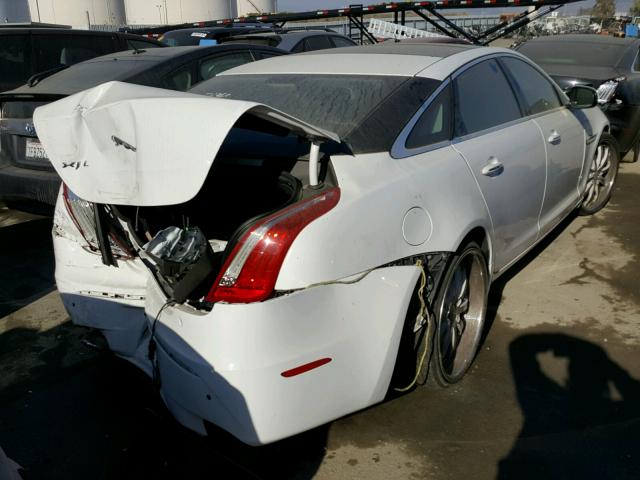 SAJWA2GE0BMV15811 - 2011 JAGUAR XJL SUPERC WHITE photo 4