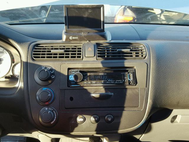 JHMES16572S001550 - 2002 HONDA CIVIC LX SILVER photo 9