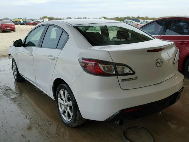 JM1BL1SF7A1168446 - 2010 MAZDA 3 I WHITE photo 3