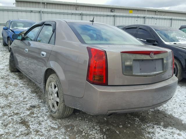 1G6DM57T360156533 - 2006 CADILLAC CTS BROWN photo 3