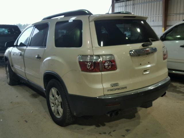 1GKER13D29J200552 - 2009 GMC ACADIA SLE WHITE photo 3