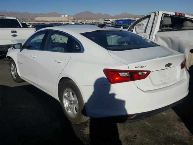 1G1ZC5ST8HF254236 - 2017 CHEVROLET MALIBU LS WHITE photo 3