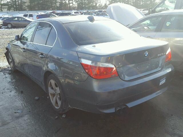 WBANF33587CS39122 - 2007 BMW 525 XI GRAY photo 3