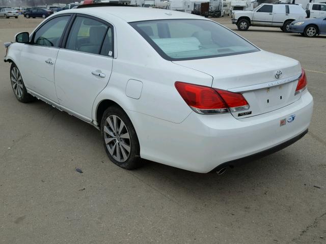 4T1BK3DB9BU418158 - 2011 TOYOTA AVALON BAS WHITE photo 3