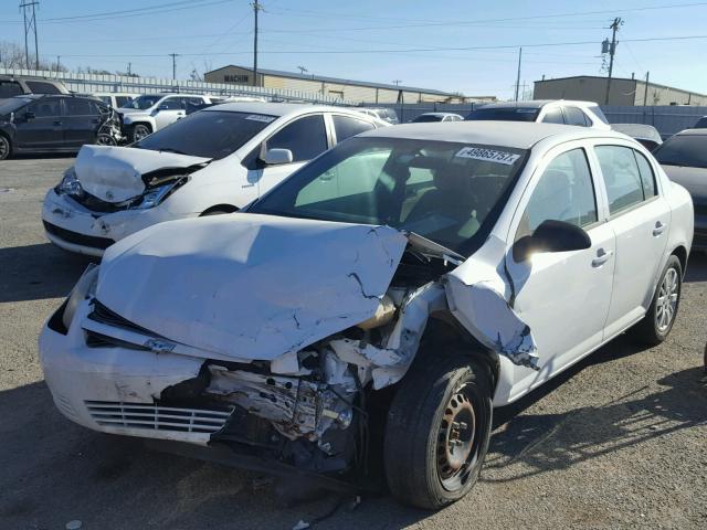 1G1AS58H897173431 - 2009 CHEVROLET COBALT LS WHITE photo 2