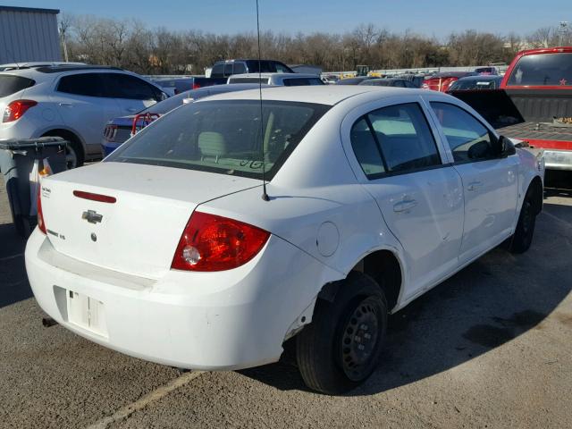 1G1AS58H897173431 - 2009 CHEVROLET COBALT LS WHITE photo 4