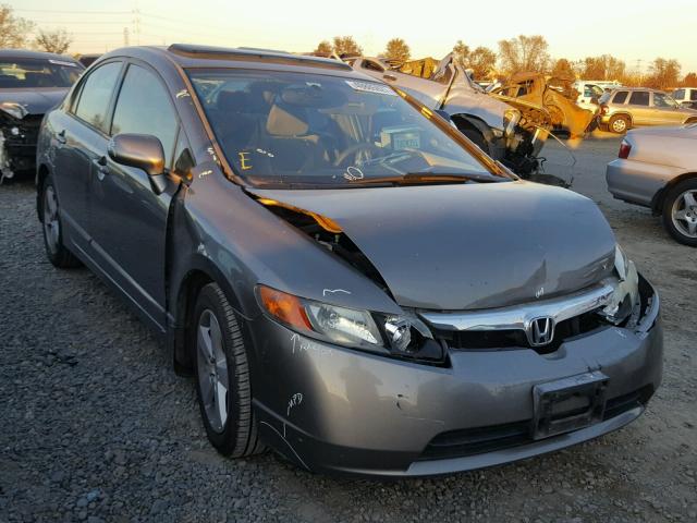 1HGFA168X6L093225 - 2006 HONDA CIVIC EX SILVER photo 1