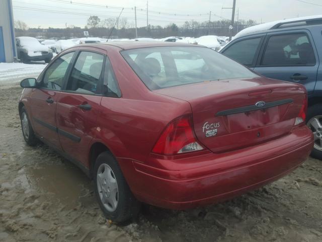 1FAFP33Z33W240572 - 2003 FORD FOCUS LX RED photo 3