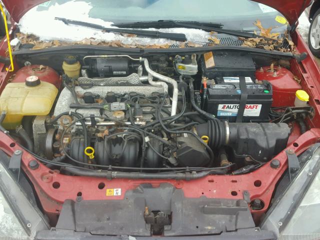 1FAFP33Z33W240572 - 2003 FORD FOCUS LX RED photo 7