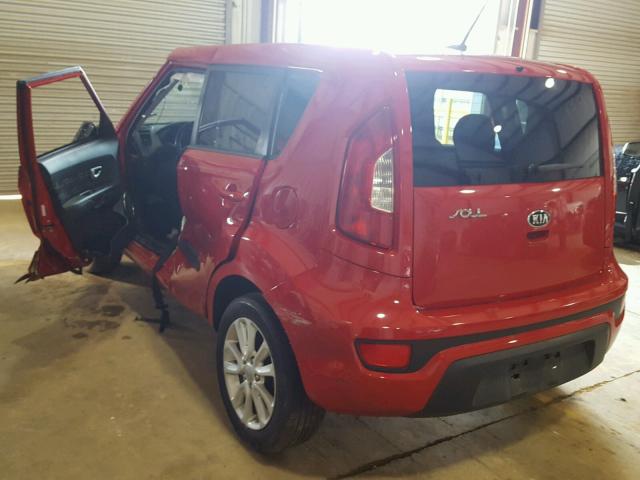 KNDJT2A66D7623999 - 2013 KIA SOUL + RED photo 3