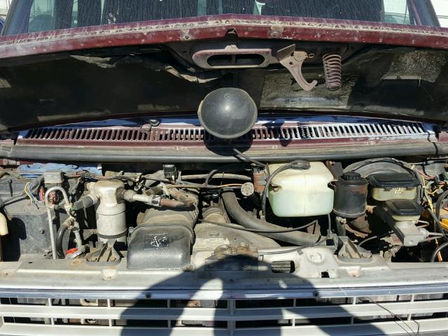 1GBEG25K4L7100402 - 1990 CHEVROLET G20 BROWN photo 7