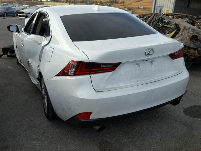 JTHBF1D27E5027195 - 2014 LEXUS IS 250 WHITE photo 3