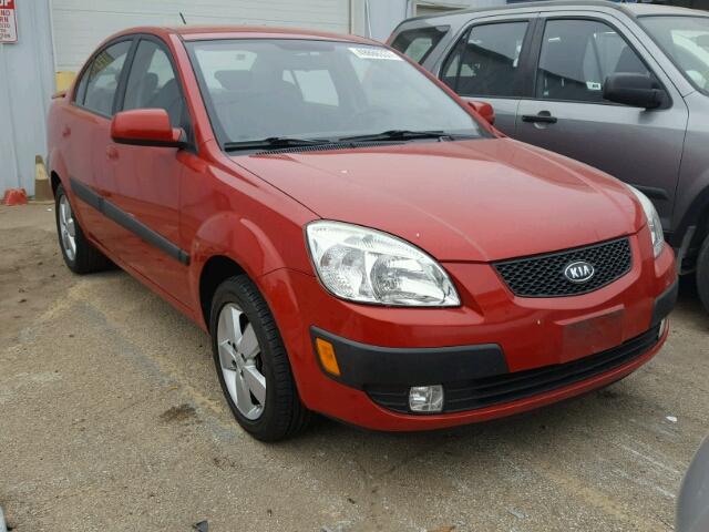 KNADE223896457796 - 2009 KIA RIO BASE RED photo 1