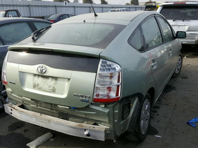 JTDKB20U397862764 - 2009 TOYOTA PRIUS GREEN photo 4