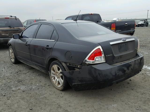 3FAHP02119R147001 - 2009 FORD FUSION SEL BLACK photo 3