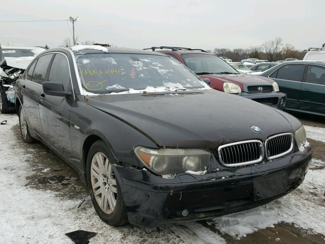 WBAGN63472DR06933 - 2002 BMW 745 LI BLACK photo 1