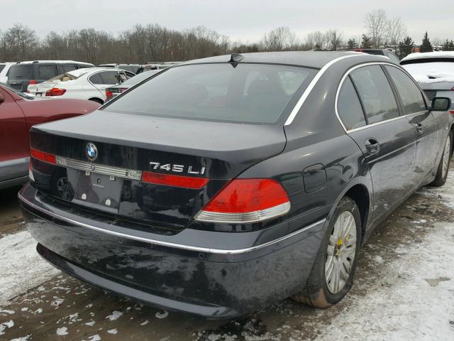 WBAGN63472DR06933 - 2002 BMW 745 LI BLACK photo 4