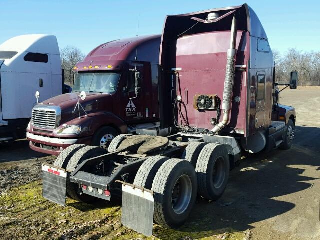 1XKADU8X87J209321 - 2007 KENWORTH CONSTRUCTI MAROON photo 4