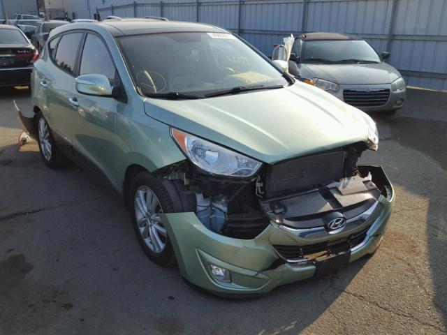 KM8JU3AC8BU157253 - 2011 HYUNDAI TUCSON GLS GREEN photo 1