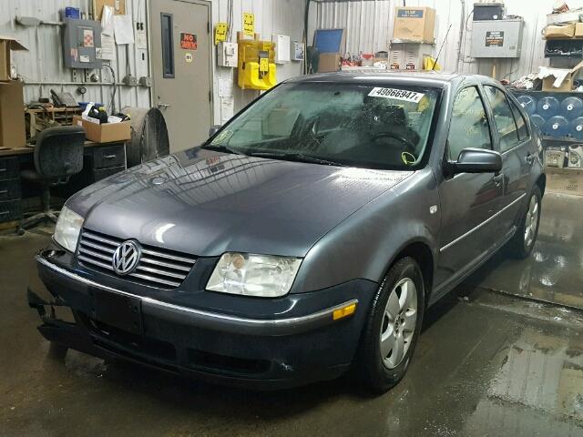 3VWSR69M14M046492 - 2004 VOLKSWAGEN JETTA GLS GRAY photo 2