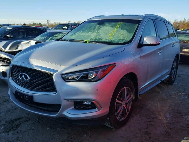 5N1AL0MN8GC521702 - 2016 INFINITI QX60 SILVER photo 2