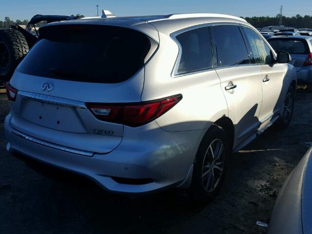 5N1AL0MN8GC521702 - 2016 INFINITI QX60 SILVER photo 4