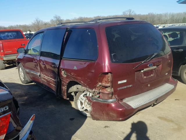 2FMZA52411BC27954 - 2001 FORD WINDSTAR S MAROON photo 3