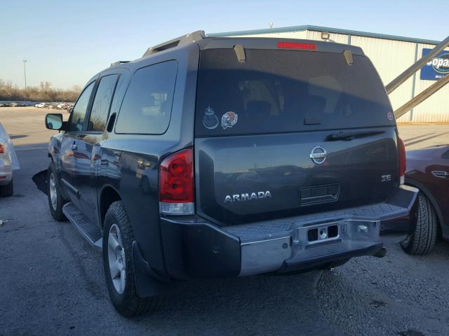 5N1AA08A36N734234 - 2006 NISSAN ARMADA SE BLACK photo 3