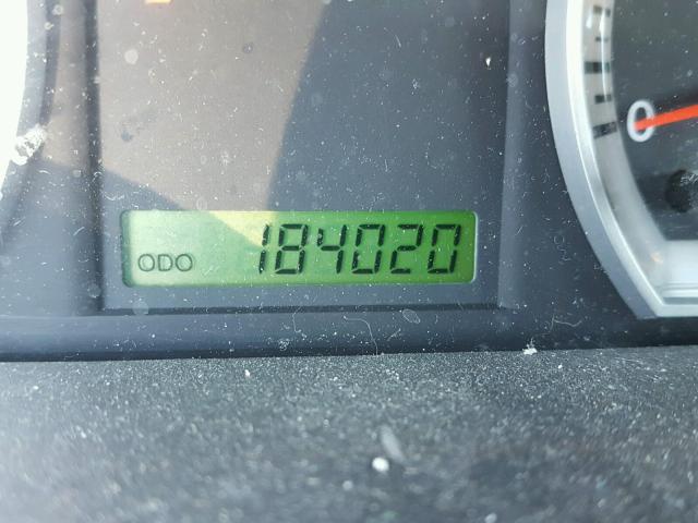 KL1TD56E09B391323 - 2009 CHEVROLET AVEO LS RED photo 8