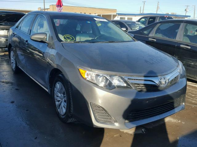 4T4BF1FK6ER402984 - 2014 TOYOTA CAMRY L GRAY photo 1