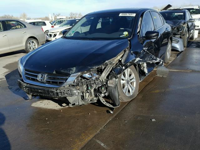 1HGCR2F33FA052999 - 2015 HONDA ACCORD LX BLACK photo 2