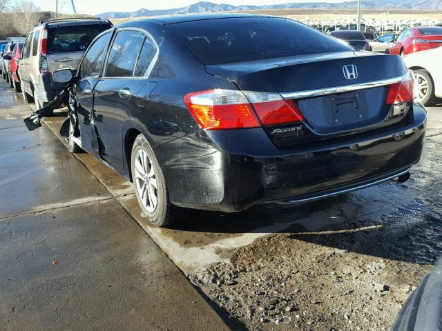 1HGCR2F33FA052999 - 2015 HONDA ACCORD LX BLACK photo 3