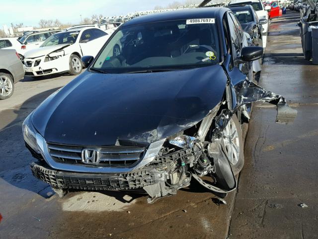 1HGCR2F33FA052999 - 2015 HONDA ACCORD LX BLACK photo 9