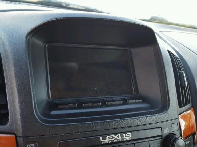 JTJHF10U420265935 - 2002 LEXUS RX 300 SILVER photo 9