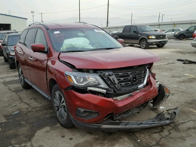 5N1DR2MM1HC635573 - 2017 NISSAN PATHFINDER RED photo 1