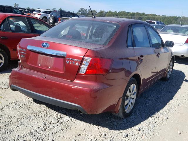 JF1GE6A65BH509274 - 2011 SUBARU IMPREZA 2. MAROON photo 4