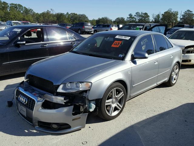 WAUDF78E08A088060 - 2008 AUDI A4 2.0T QU GRAY photo 2