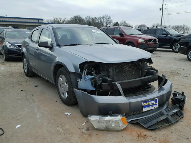 1B3CC4FB1AN181782 - 2010 DODGE AVENGER SX GRAY photo 1