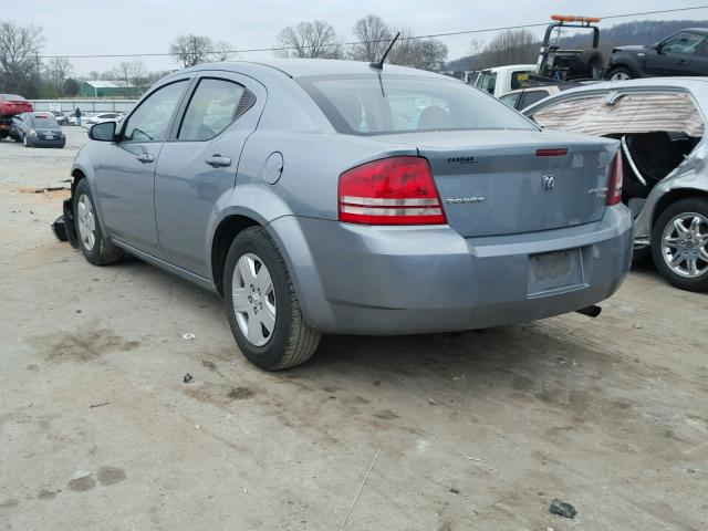 1B3CC4FB1AN181782 - 2010 DODGE AVENGER SX GRAY photo 3