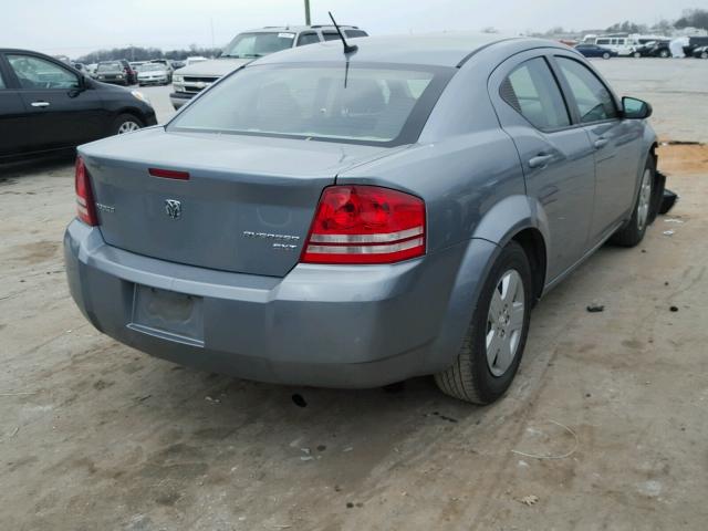 1B3CC4FB1AN181782 - 2010 DODGE AVENGER SX GRAY photo 4