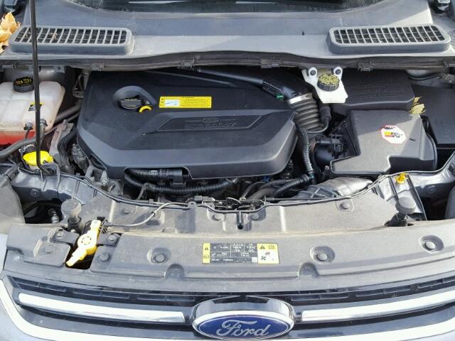 1FMCU9HX2DUA60377 - 2013 FORD ESCAPE SEL GRAY photo 7