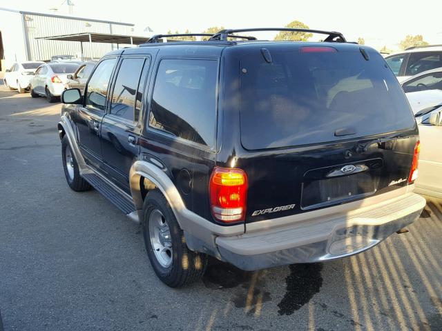 1FMZU64E0YZC20018 - 2000 FORD EXPLORER E BLACK photo 3