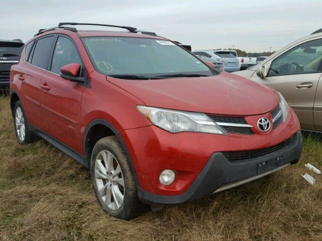 2T3YFREVXDW065255 - 2013 TOYOTA RAV4 LIMIT RED photo 1