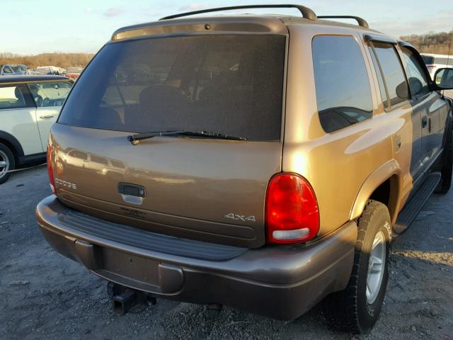 1B4HS28N4YF199892 - 2000 DODGE DURANGO BROWN photo 4