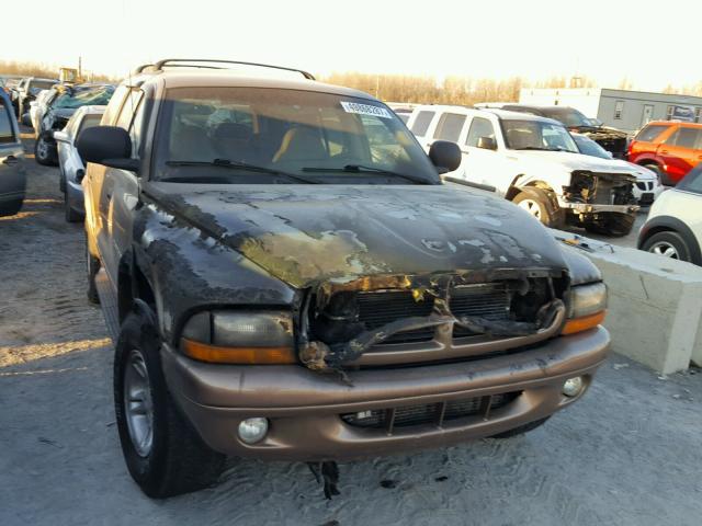 1B4HS28N4YF199892 - 2000 DODGE DURANGO BROWN photo 9