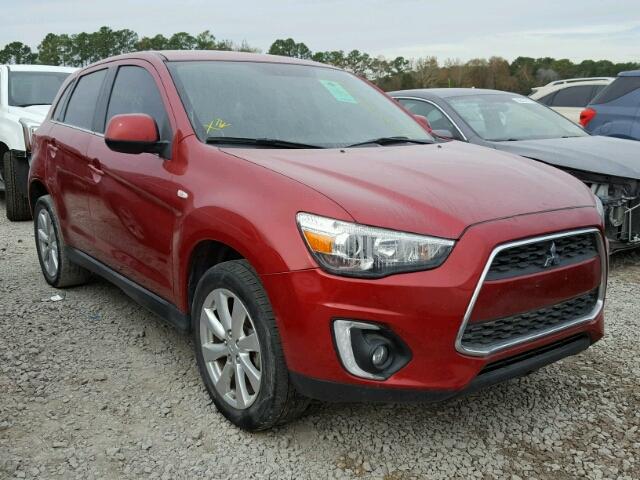 4A4AP4AU9FE051123 - 2015 MITSUBISHI OUTLANDER RED photo 1