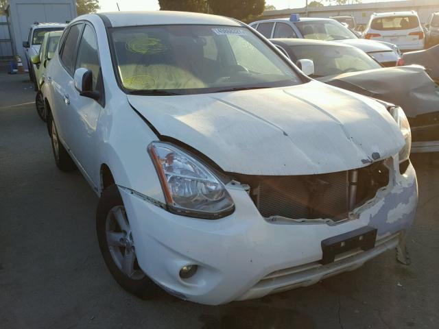 JN8AS5MV0DW628598 - 2013 NISSAN ROGUE S WHITE photo 1