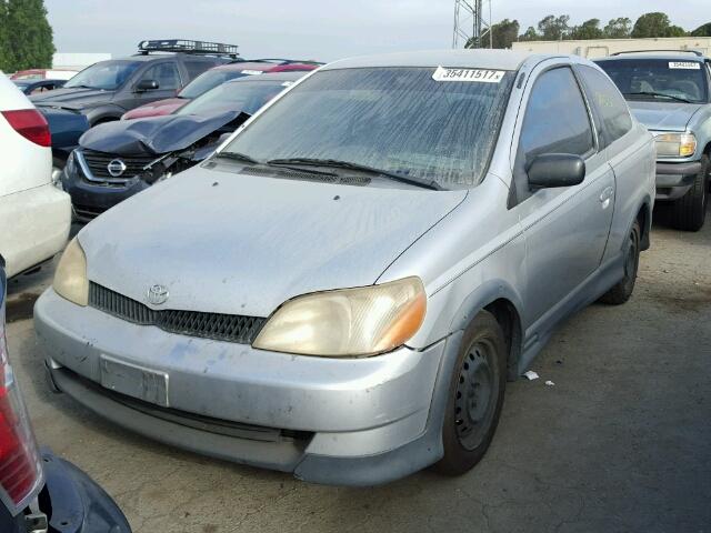 JTDAT1231Y5004551 - 2000 TOYOTA ECHO SILVER photo 2