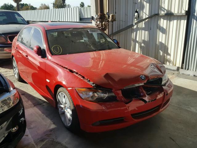 WBAVB13566KX33371 - 2006 BMW 325 I RED photo 1