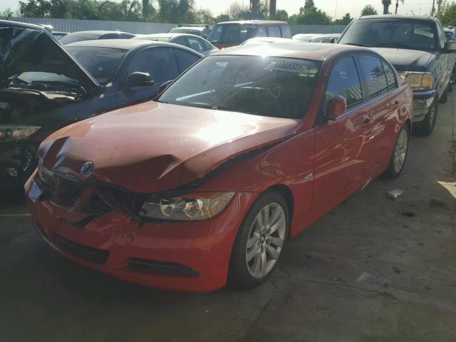 WBAVB13566KX33371 - 2006 BMW 325 I RED photo 2